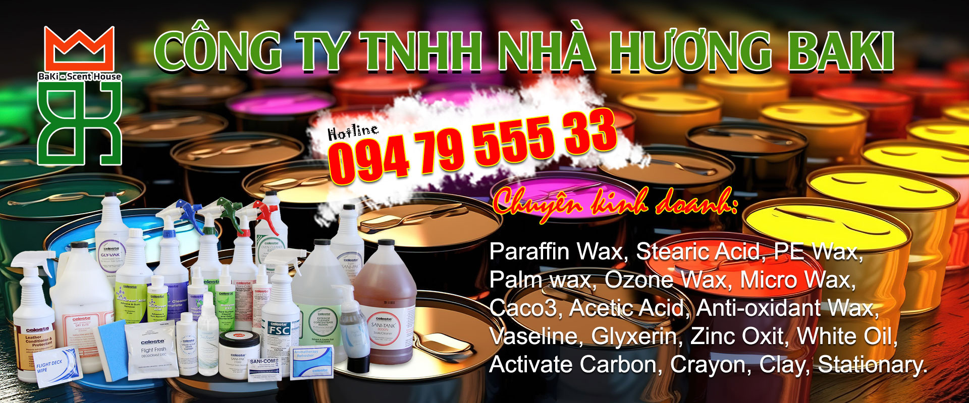 Banner hóa chất giá sỉ